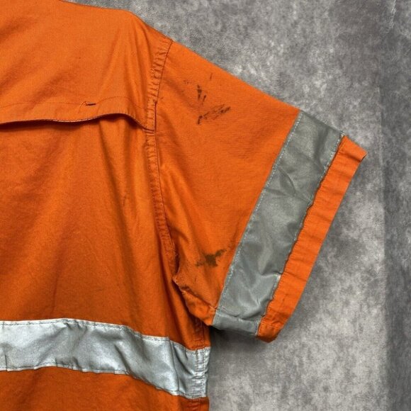 Lantern Fish 3M Scotchlite Reflective Work Shirt Mens 3XL Safety PPE Tow Truck - Picture 15 of 16